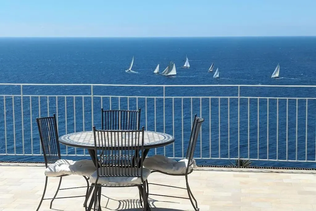 Villetta Con Piscina Su Terrazza Vista Mare Sanremo Italy